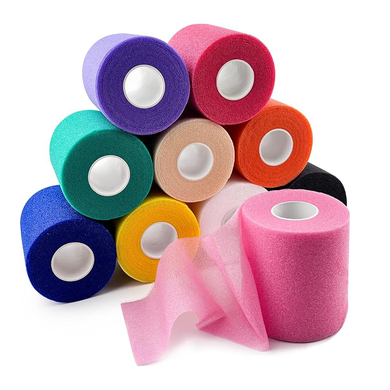 Blandede farger Sport Foam Prewrap Athletic Tape Fotball Sports Pre Wrap Tape