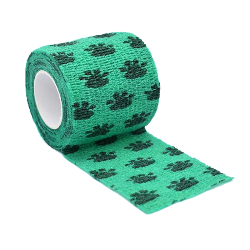 Ren bomull selvklebende kohesiv elastisk bandasje for rask og enkel påføring hvor som helst