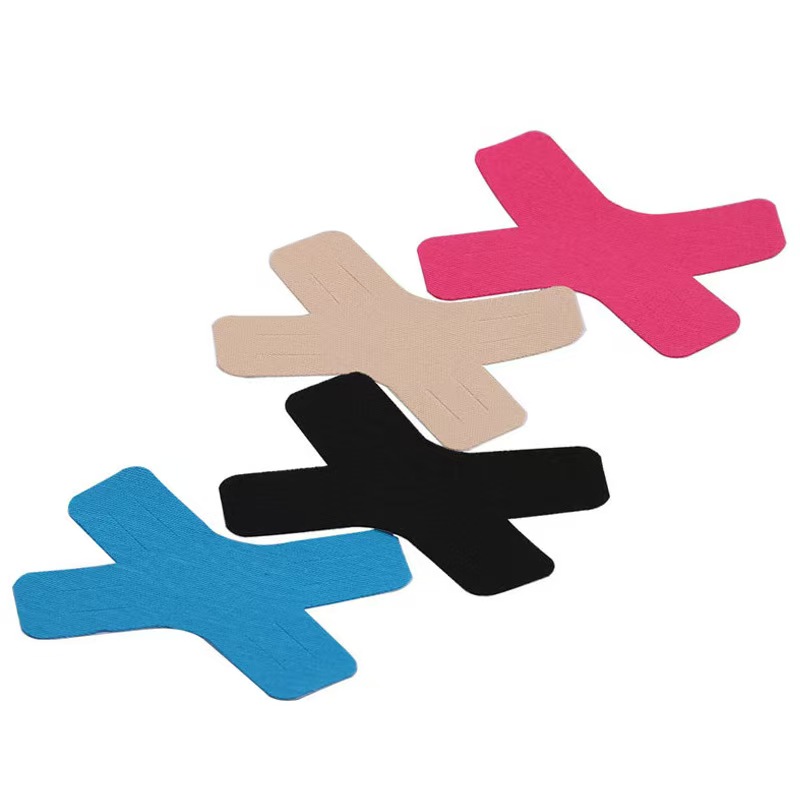 Forkuttet kinesiologitape for skulder