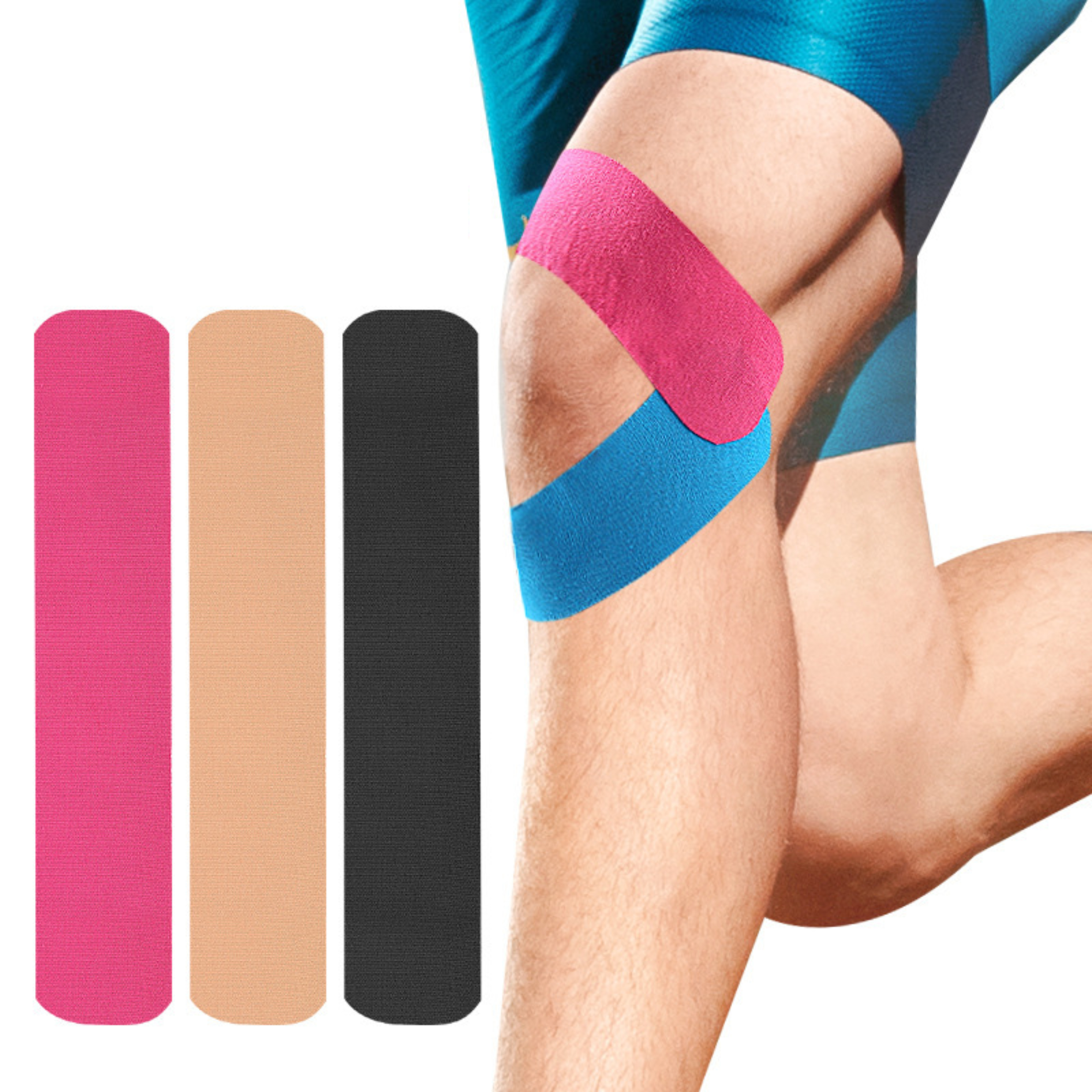 Pre-Cut I Shape Kinesiology Tape Muskellapp for alle kroppsdeler
