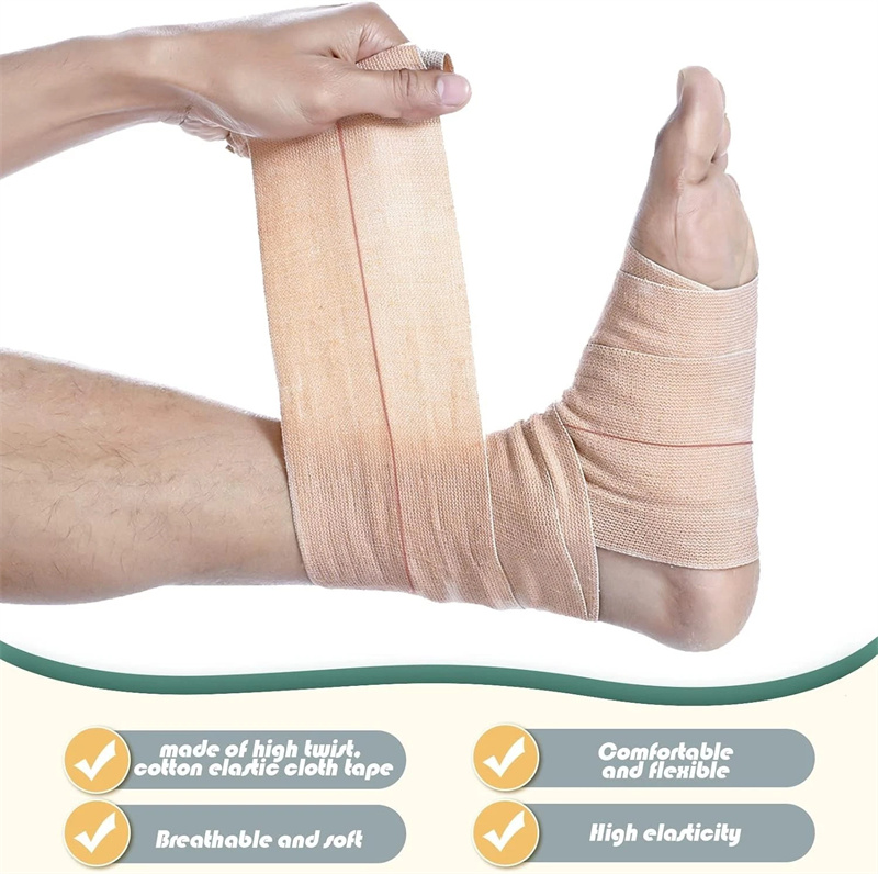 Elastic Therapeutic Tape (EAB) – Stretch Adhesive Bandasje for kompresjon og støtte